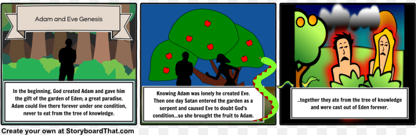 955x312 Adam And Eve Adam And Eve Slide, Book, Comics, Publication, Person Sticker PNG