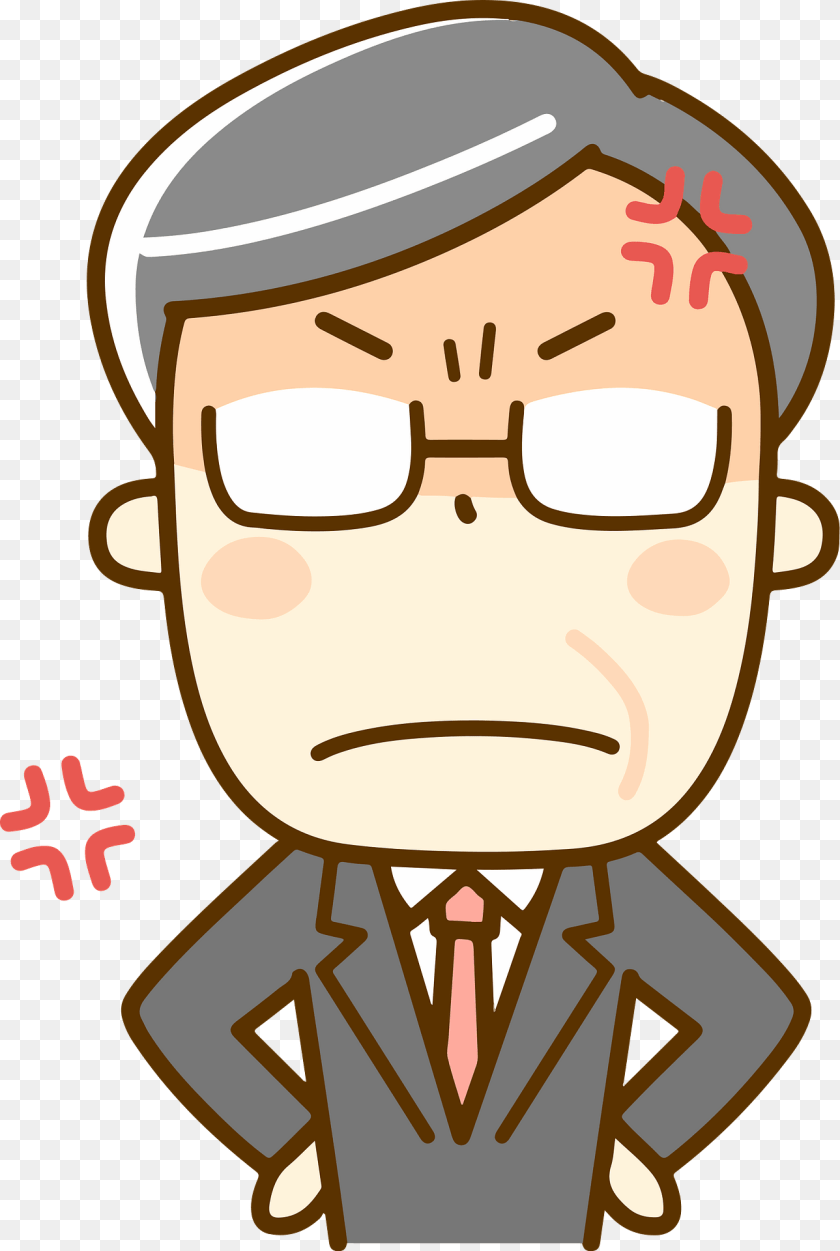 1289x1920 Adam Boss Businessman Is Angry Clipart, Book, Comics, Publication, Face Transparent PNG