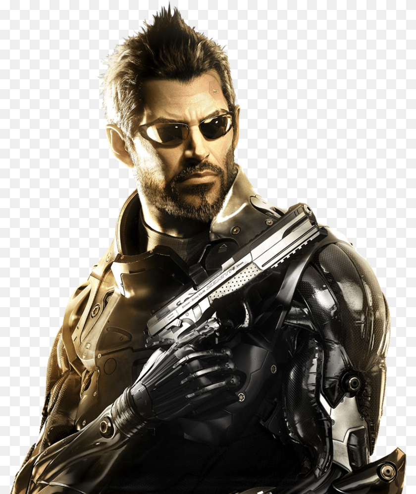 802x997 Adam Jensen Deus Ex Mankind Divided By Ivances D90gkqn Deus Ex Mankind Divided Playstation, Man, Adult, Person, Male PNG