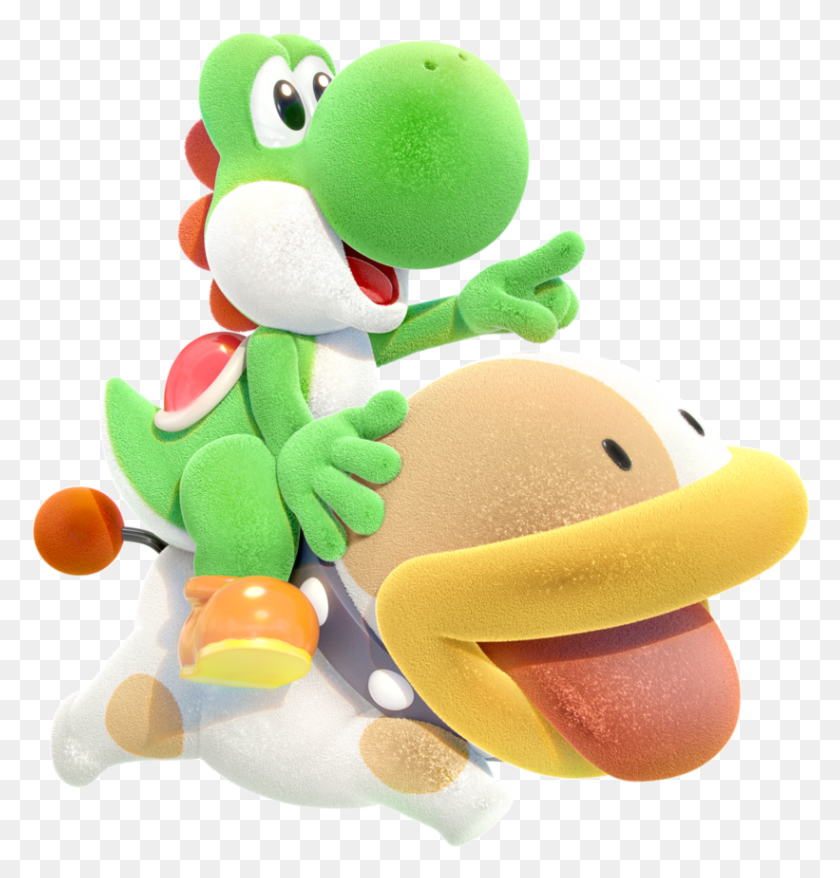821x862 Adam Lyon Hate Account On Twitter Yoshi Crafted World Yoshi, Toy, Plush, Food HD PNG Download