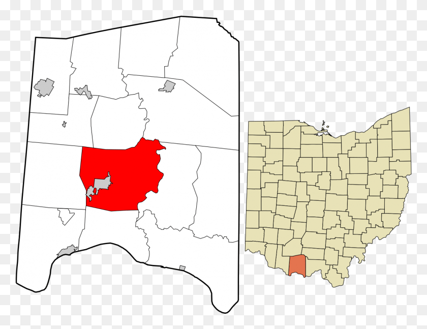1251x943 El Condado De Adams Ohio Incorporado Y Áreas No Incorporadas Atlas, Mapa, Diagrama, Parcela Hd Png