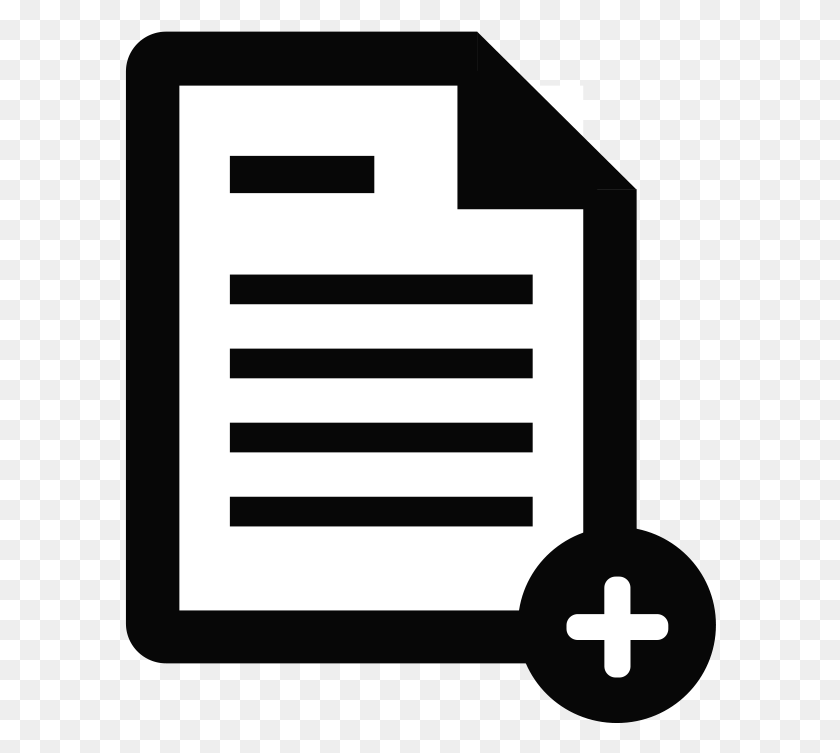 592x693 Add Subjoin Document Instrument File Single New Icon New File, Text, Mailbox, Letterbox HD PNG Download
