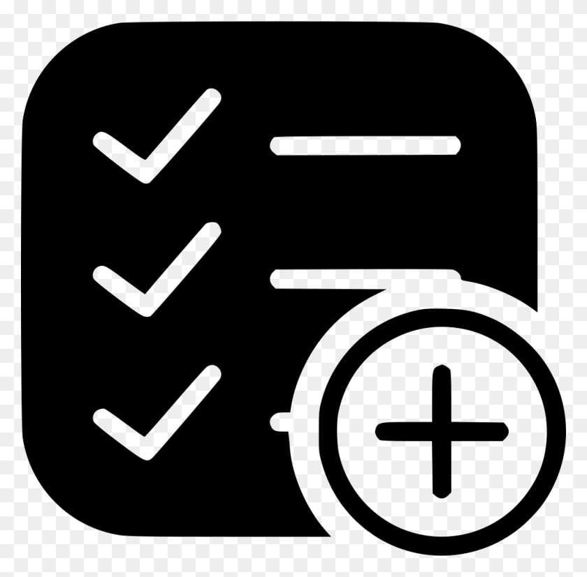 980x964 Add To Do List To Do List Icon White, Camera, Electronics, Symbol HD PNG Download