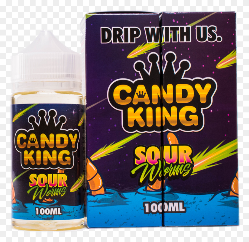 851x828 Add To Your Wishlist Loading Candy King Sour Worms Vape Juice, Beer, Alcohol, Beverage HD PNG Download