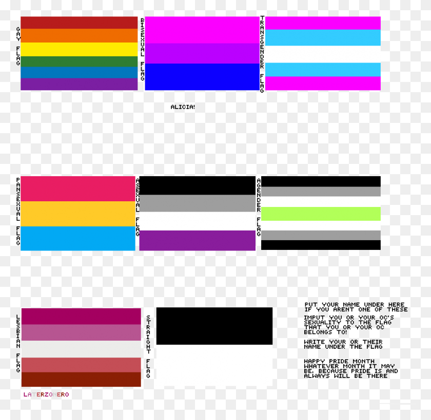 985x961 Add Your Signature Under Your Pride Flag Pride Flag And Names, Graphics, Lighting HD PNG Download