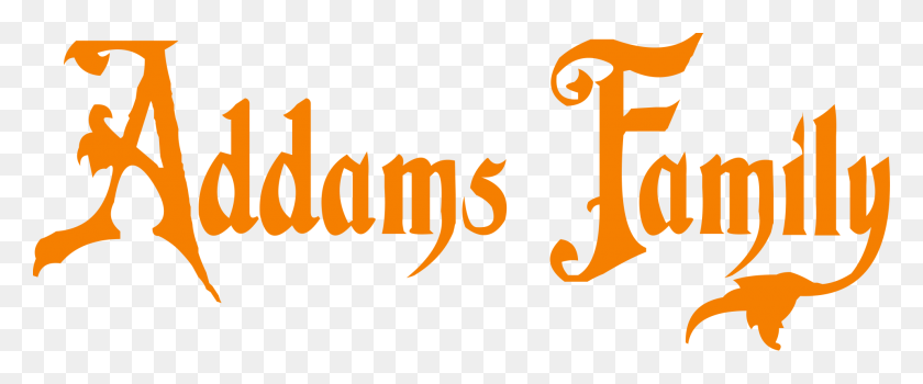 1920x716 Addams Family Font Addams Family Free Font, Text, Number, Symbol HD PNG Download