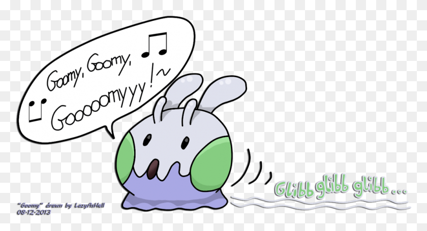 997x505 Добавлено Megatrollinator At Pokemon Cute Goomy, Plant, Animal, Text Hd Png Download