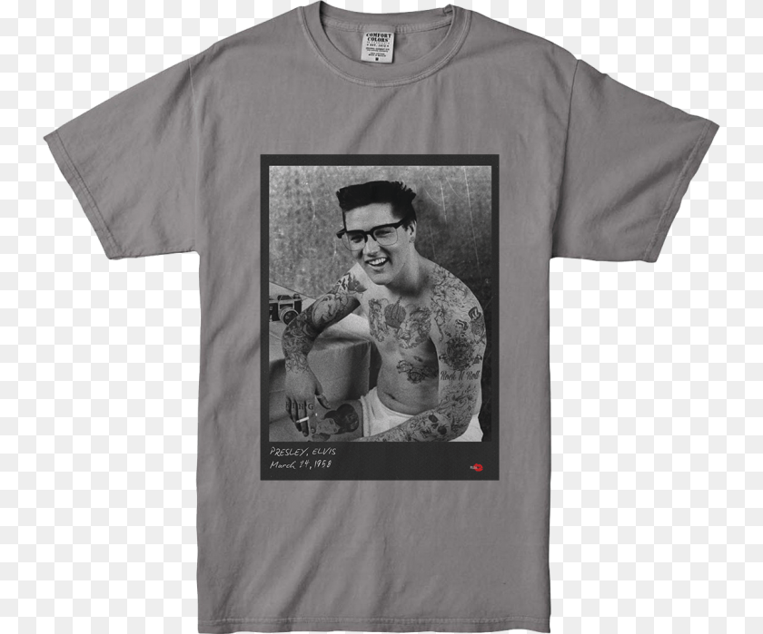 Additional Views Elvis Presley Army Underwear, T-shirt, Clothing, Adult, Person Transparent PNG
