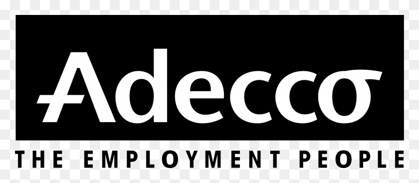 2400x946 Adecco Logo Transparent Adecco Logo White Transparent, Text, Number, Symbol HD PNG Download