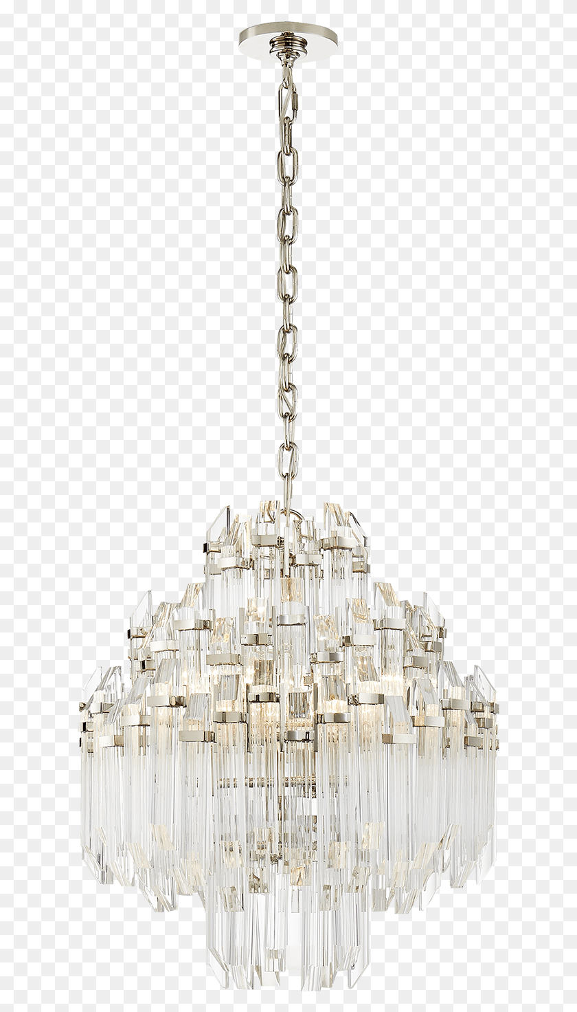 615x1412 Adele Four Tier Waterfall Chandelier Ambrois Medium Chandelier, Lamp, Crystal HD PNG Download