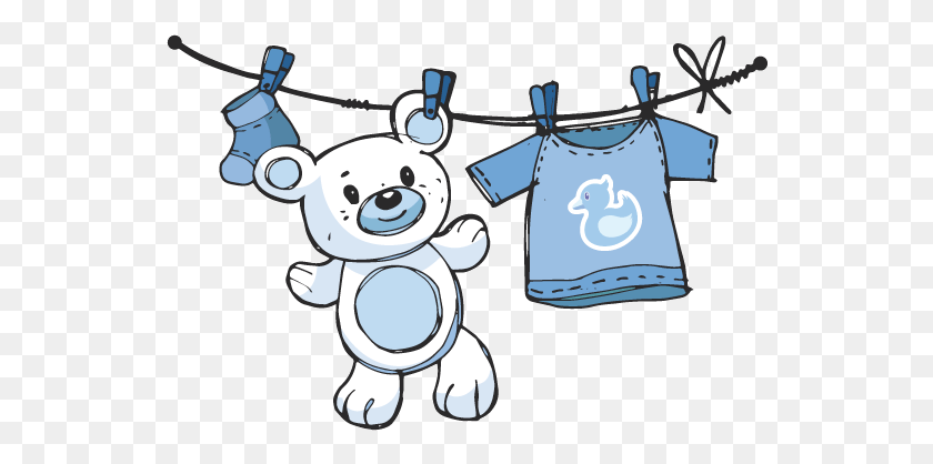 542x358 Adesivo De Parede Ursinho Infantil Teddy Bear Clothesline, Cross, Symbol, Bag HD PNG Download