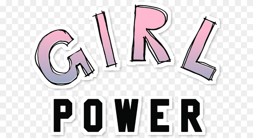 640x458 Adesivo Girl Power De Doiska Storena Girl Power, Text, Number, Symbol, Scoreboard PNG