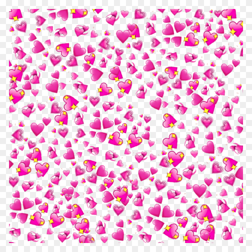 1024x1024 Adesivo Grade Heart Edit Tumblr Picsart Picsart Overlay, Фиолетовый, Узор, Коврик Hd Png Скачать