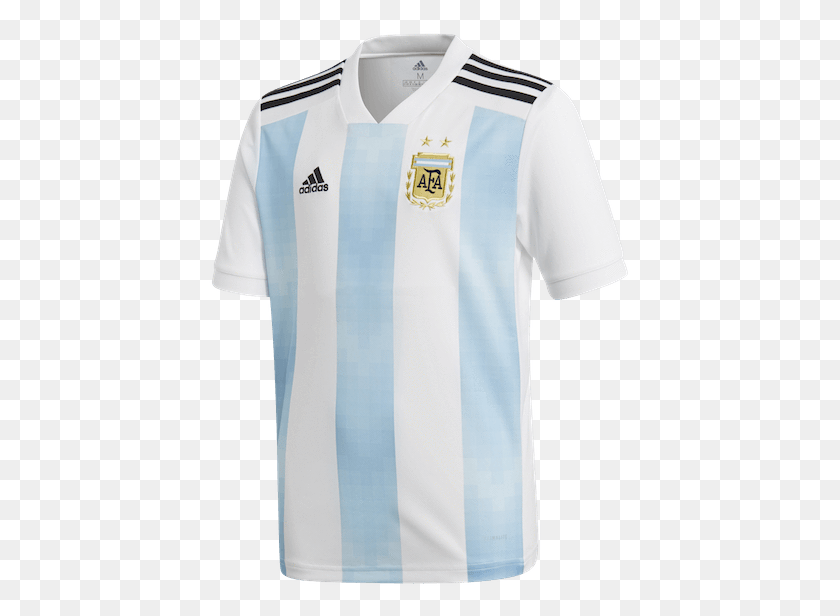 423x556 Adidas Argentina Home Adultos Jersey Argentina Jersey 2018, Clothing, Apparel, Shirt Hd Png