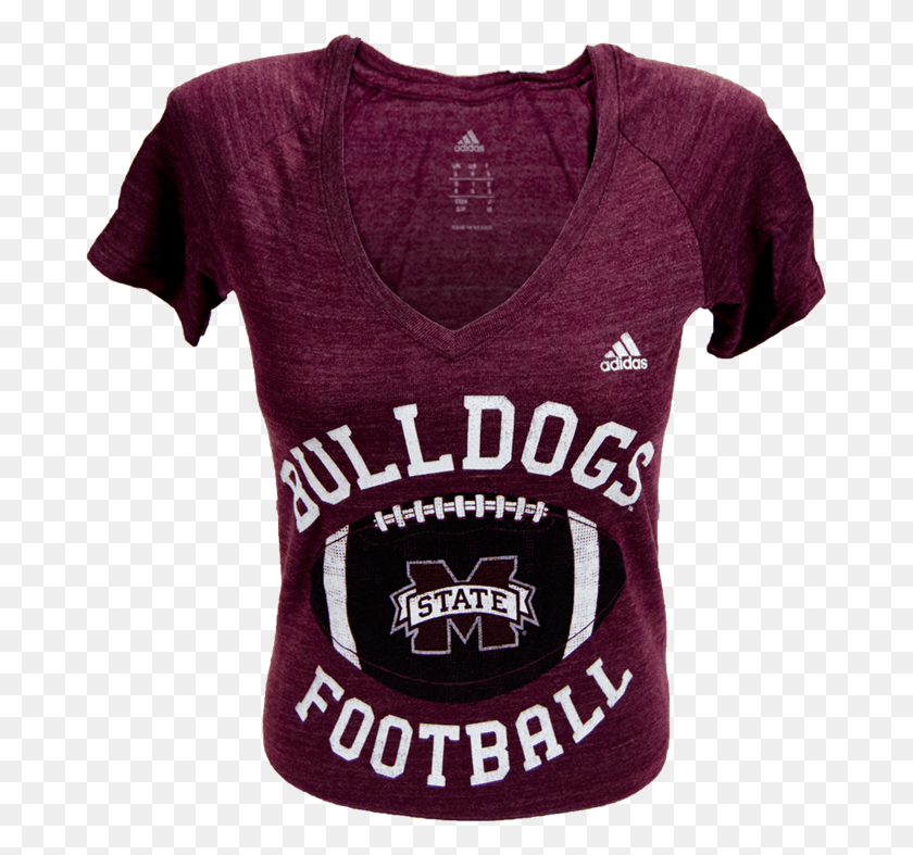 683x727 Adidas Game Day Banner M Inside Football Short Sleeve Mississippi State University, Clothing, Apparel, T-shirt HD PNG Download