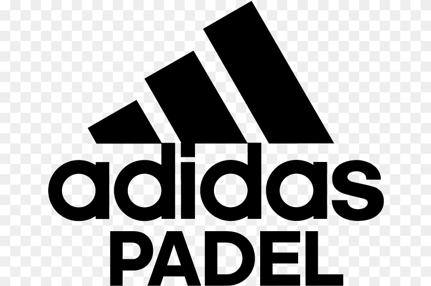 Adidas Padel Logo, Gray Clipart PNG