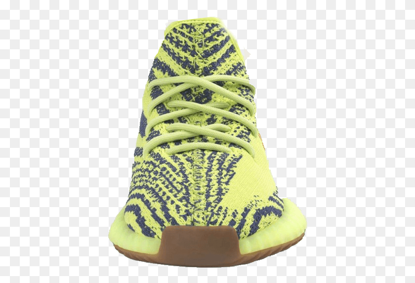 406x514 Adidas Yeezy Boost 350 V2 Semi Frozen Yellow, Clothing, Apparel, Shoe HD PNG Download