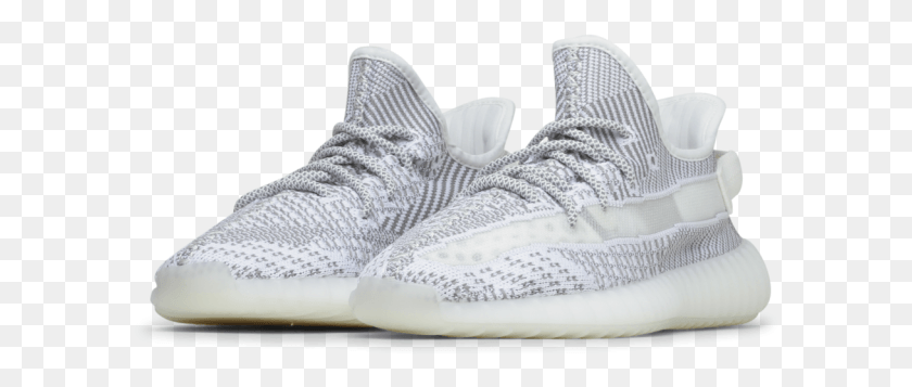 593x297 Adidas Yeezy Boost 350 V2 Staticstaticstatic Skate Shoe, Clothing, Apparel, Footwear HD PNG Download