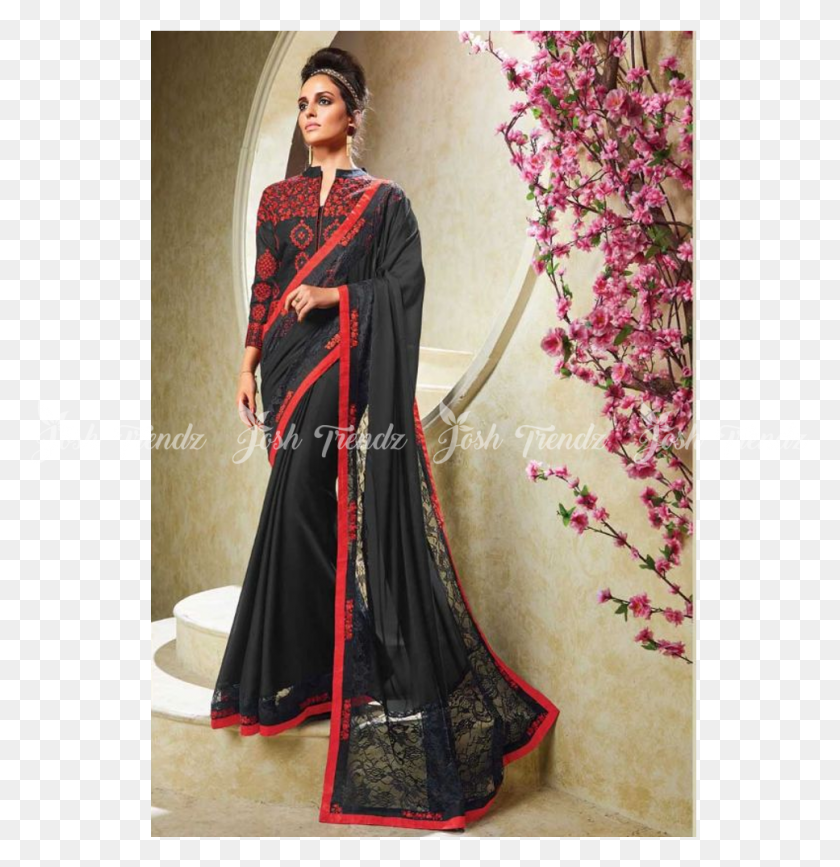 967x1001 Adira Saree, Clothing, Apparel, Dress HD PNG Download