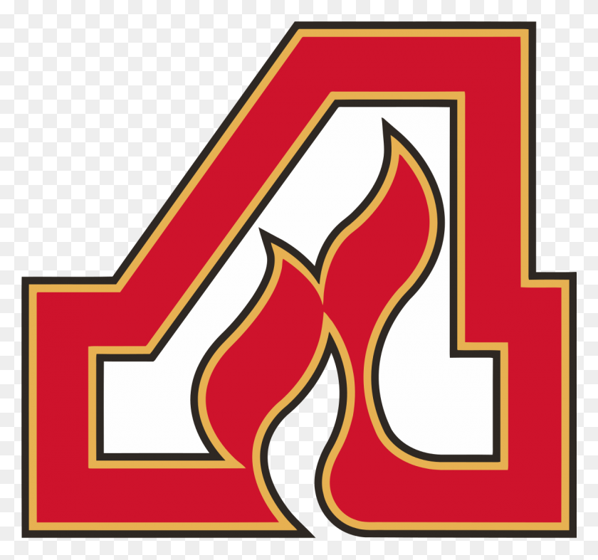 1200x1119 Adirondack Flames Calgary Flames A Logo, Symbol, Trademark, Emblem HD PNG Download