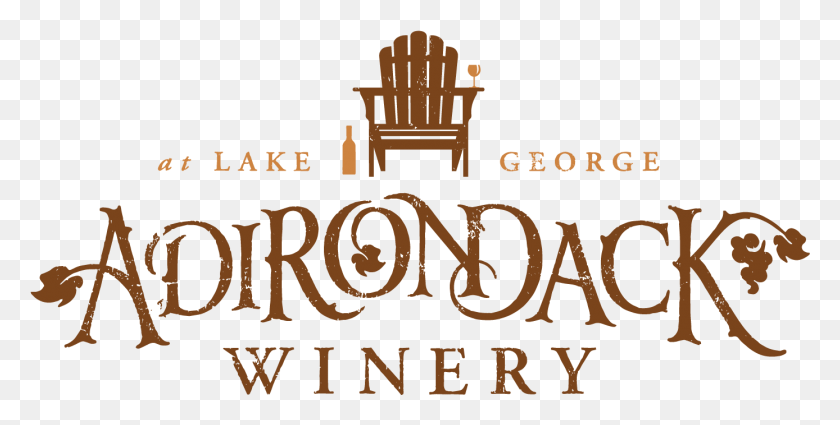 1388x651 Adirondack Winery Logo Adirondack Winery, Furniture, Text, Alphabet HD PNG Download