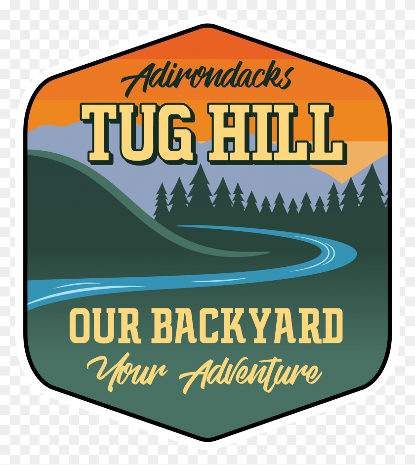 1793x2026 Adirondacks Tug Hill Label, Text, Sticker, Word HD PNG Download
