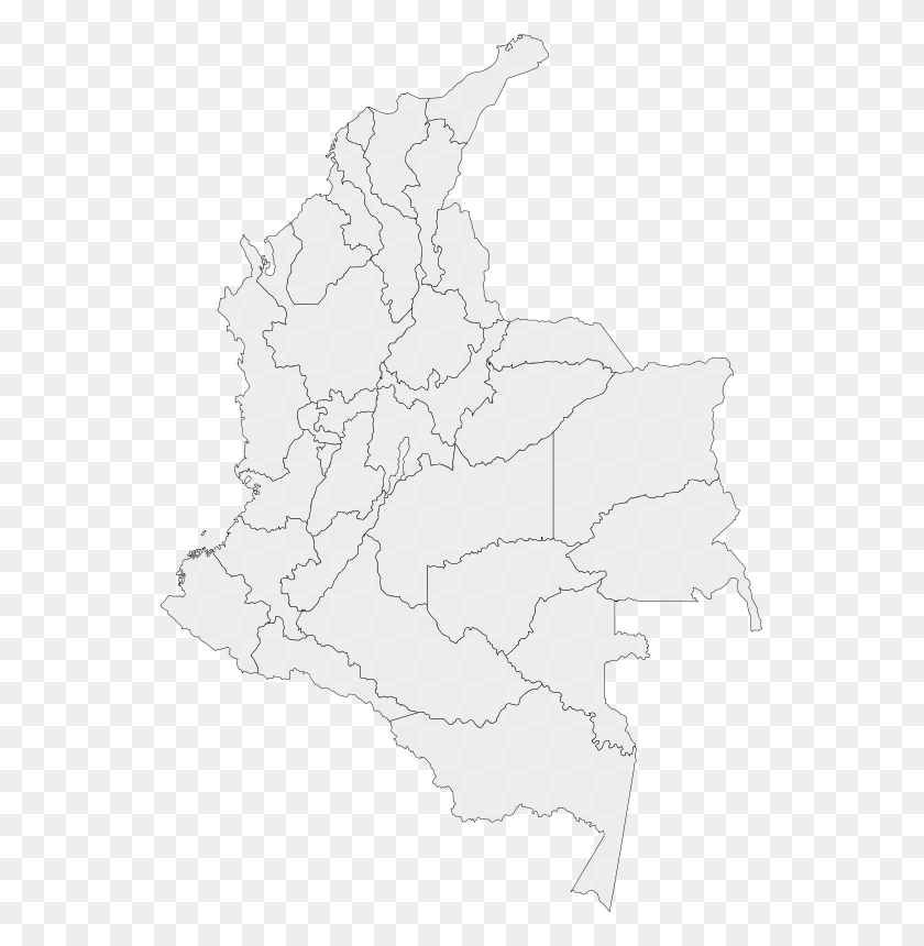 547x800 Административное Деление Колумбии План Колумбии Богота, Карта, Диаграмма, Участок Hd Png Скачать