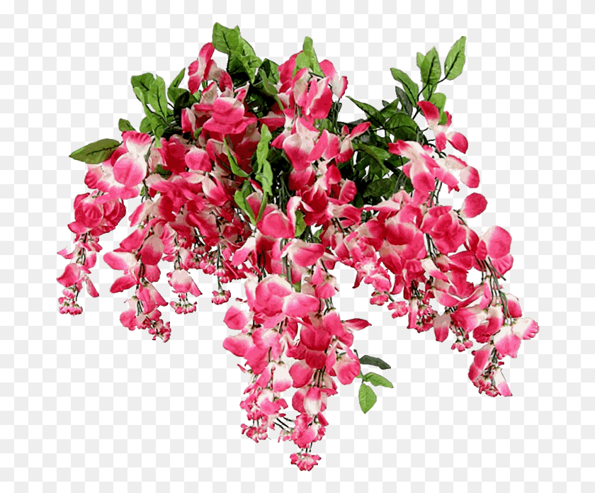684x636 Admired By Nature Artificial Wisteria Long Hanging Artificial Flower, Plant, Blossom, Petal HD PNG Download