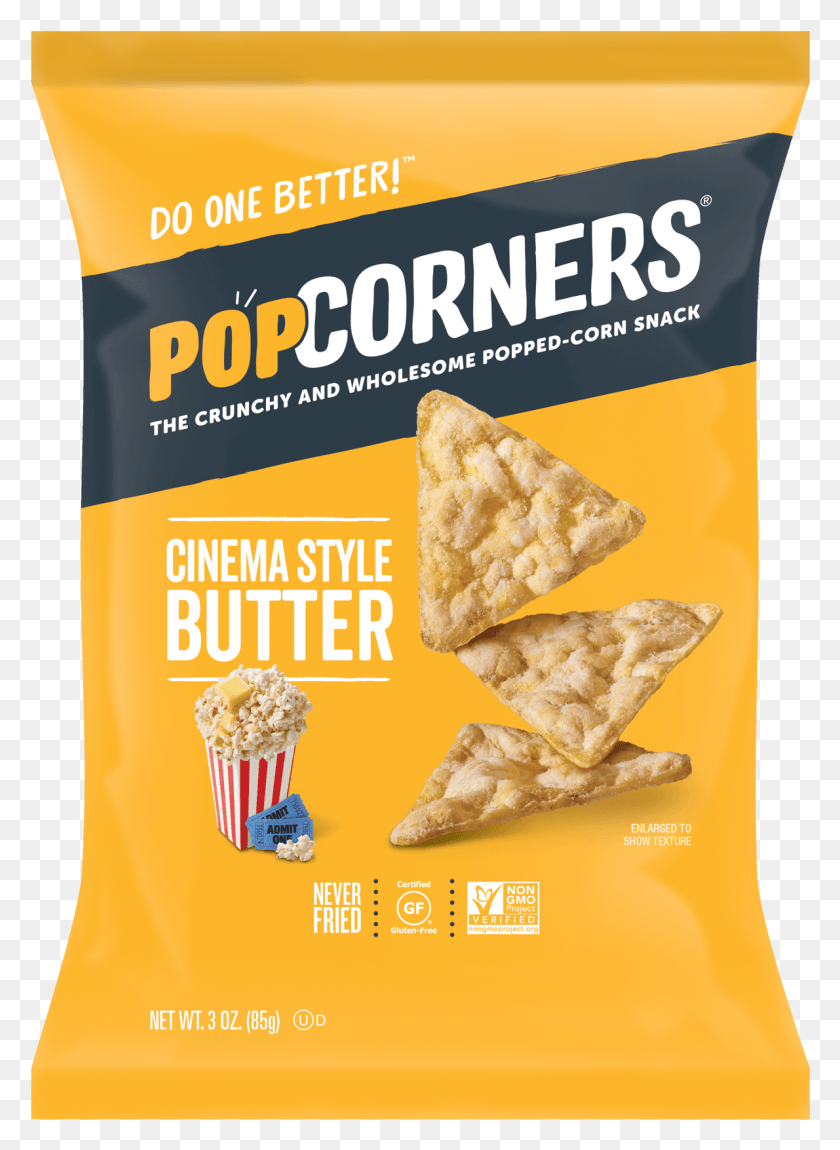 1190x1664 Admit One Popcorners Cinema Style Butter, Food, Snack, Popcorn Descargar Hd Png