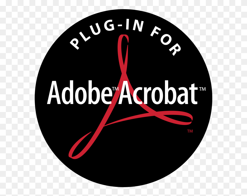 605x605 Adobe Acrobat Plug In For Logo Adobe Acrobat, Text, Word, Symbol HD PNG Download