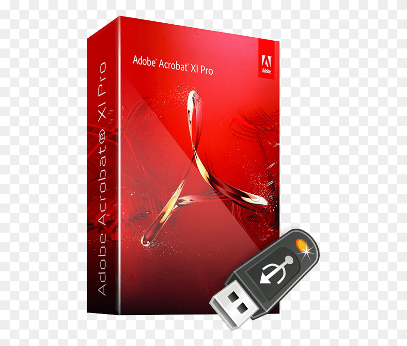 483x654 Adobe Acrobat Xi Pro Dc Обновленный Usb-Флеш-Накопитель, Плакат, Реклама, Флаер Png Скачать