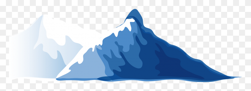 2659x839 Adobe Illustrator Blue Transprent Free Cartoon Mountain Transparent Background, Ice, Outdoors, Nature HD PNG Download