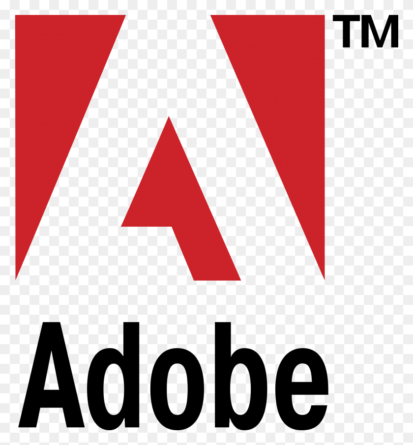1857x2013 Adobe Logo Transparent Transparent Background Adobe Logo, Symbol, Trademark, Text HD PNG Download