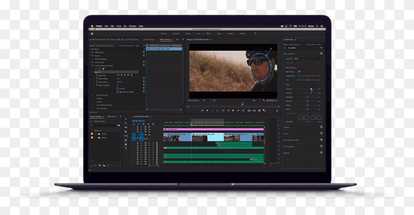 900x435 Обзор Adobe Premiere Pro Обложка Программное Обеспечение Для Редактирования Видео, Человек, Человек, Монитор Hd Png Скачать