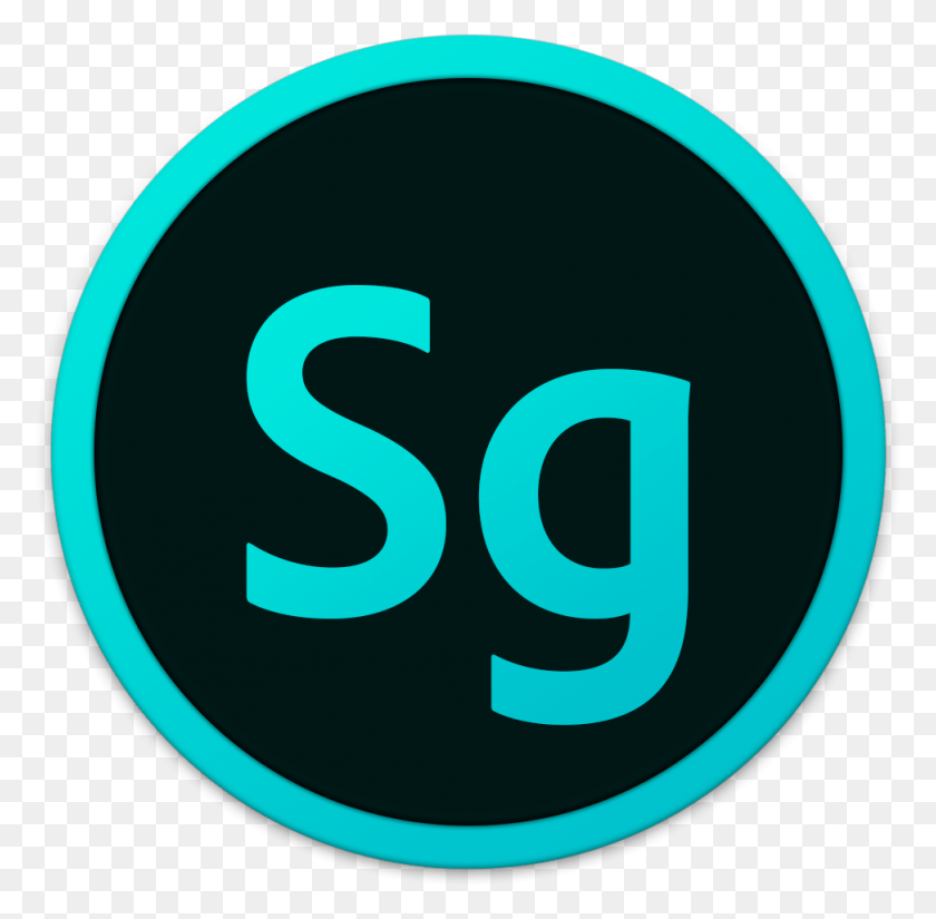 973x955 Descargar Png Adobe Sg Icon Circle, Texto, Logotipo, Símbolo Hd Png