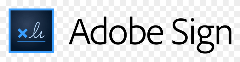 2404x492 Adobe Sign Single На Sso Active Directory Логотип Adobe Sign На Прозрачном Фоне, Серый, World Of Warcraft Hd Png Скачать