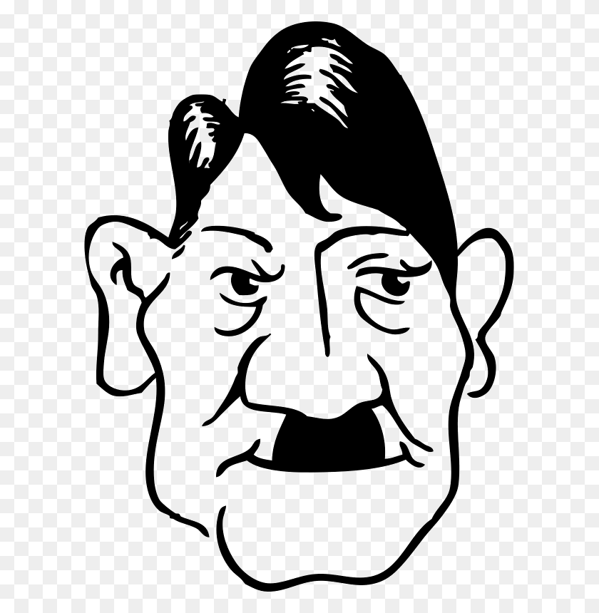 603x800 Adolf Hitler Adolf Hitler Cartoon Face, Gray, World Of Warcraft HD PNG Download