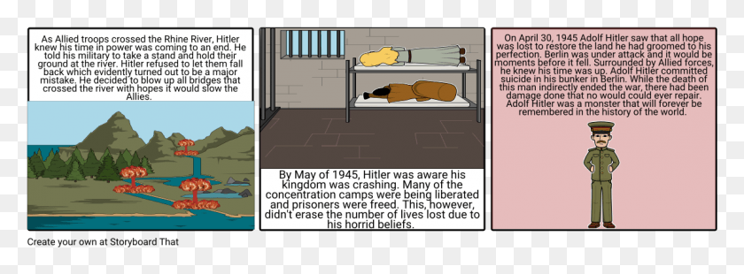 1145x368 Descargar Png / Adolf Hitler Parte De Dibujos Animados, Muebles, Prisión, Cama Hd Png