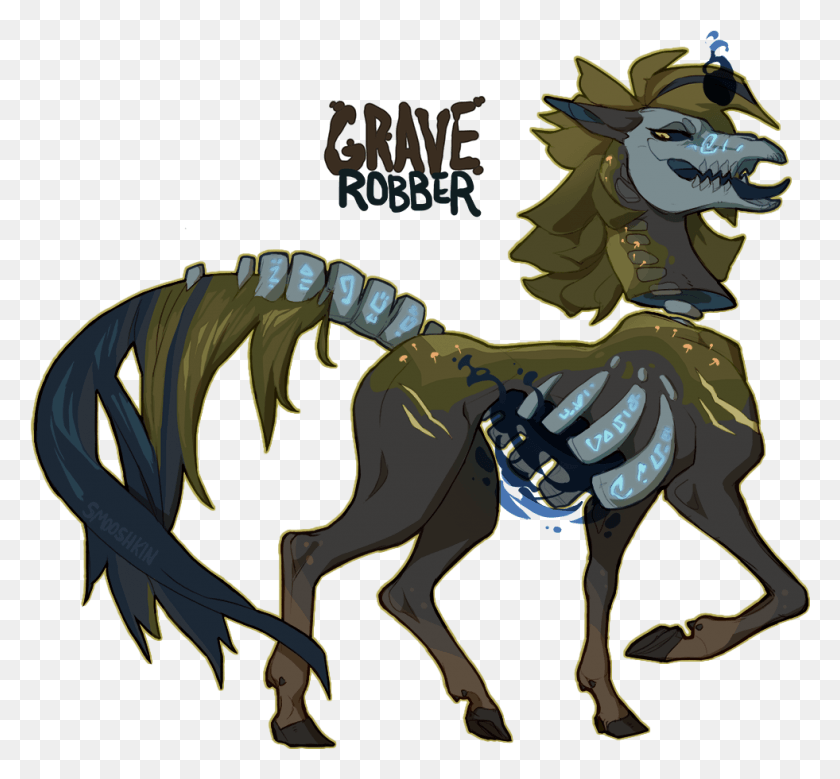 981x905 Adopt Grave Robber Cartoon, Dragon, Horse, Mammal HD PNG Download