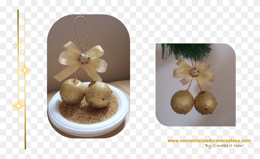 1933x1131 Adorno De Navidad Con Bolas Fruit, Plant, Ornament, Spider HD PNG Download