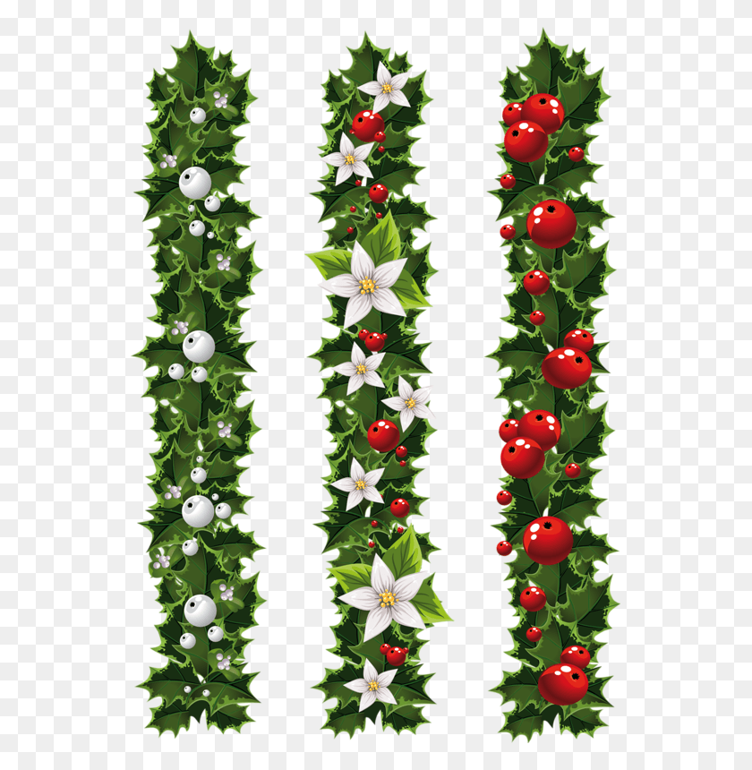547x800 Адорно Навидад Рождественская Гирлянда Вектор, Растение, Цветок, Цветение Hd Png Скачать