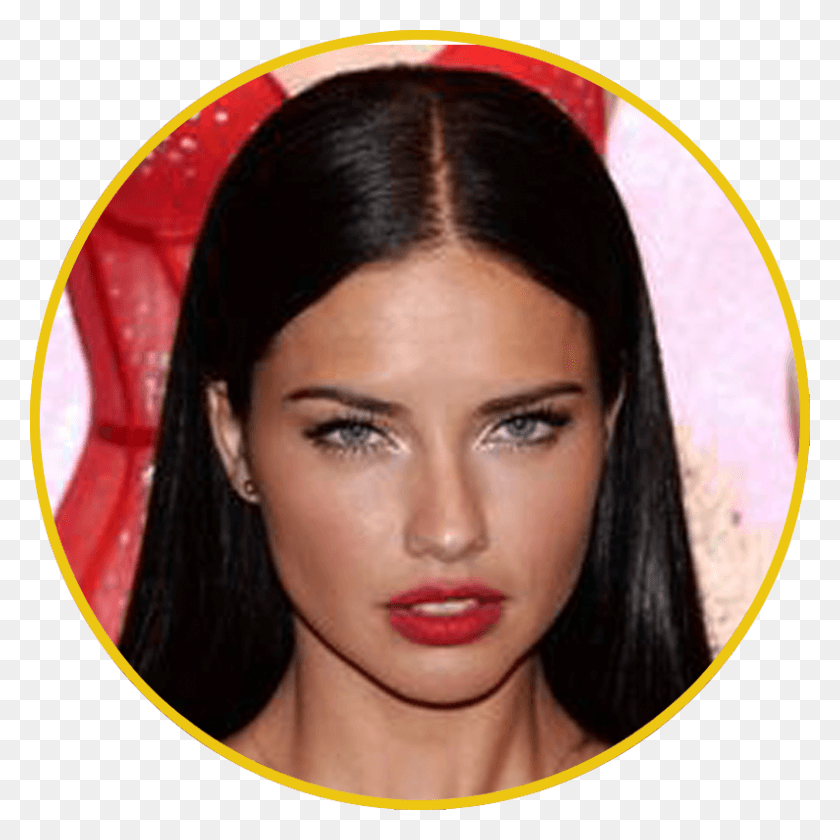 795x795 Adriana Lima Adriana Lima Black And White, Face, Person, Human HD PNG Download