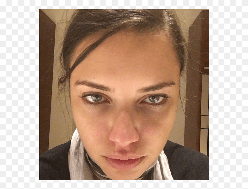 576x582 Adriana Lima Se Montre Sans Maquillage Sur Instagram Adriana Lima Make Up Free, Face, Person, Human HD PNG Download