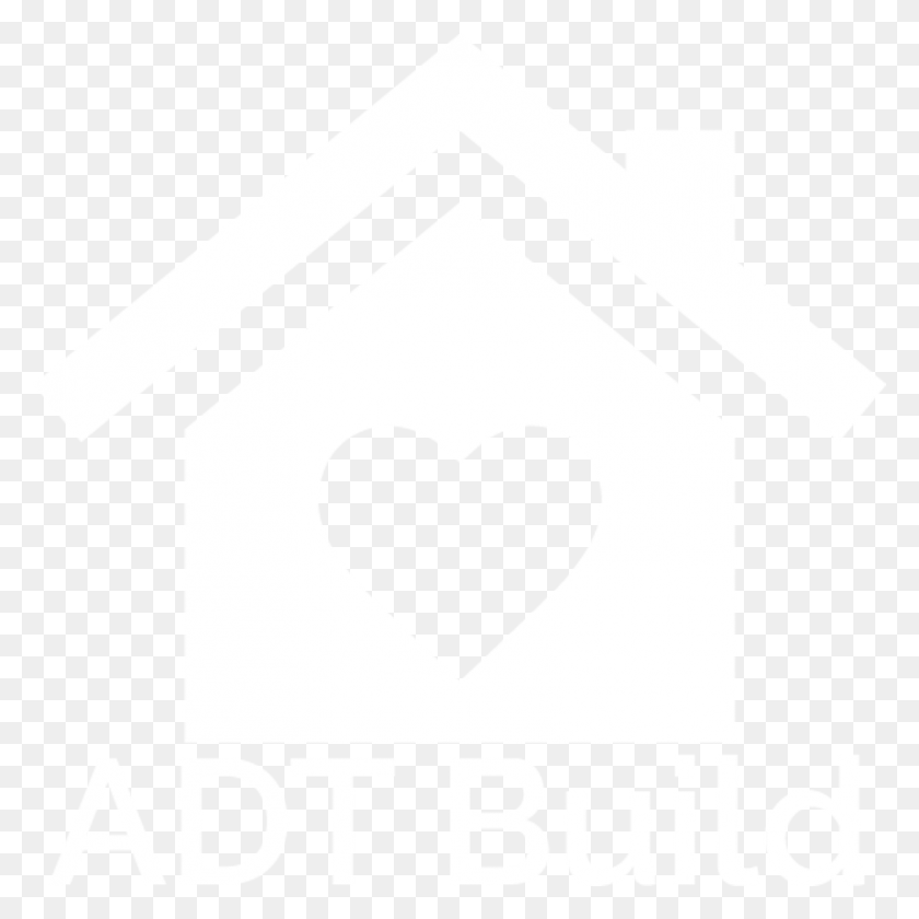 827x827 Adt Build Logo Heart, Label, Text, Cross HD PNG Download