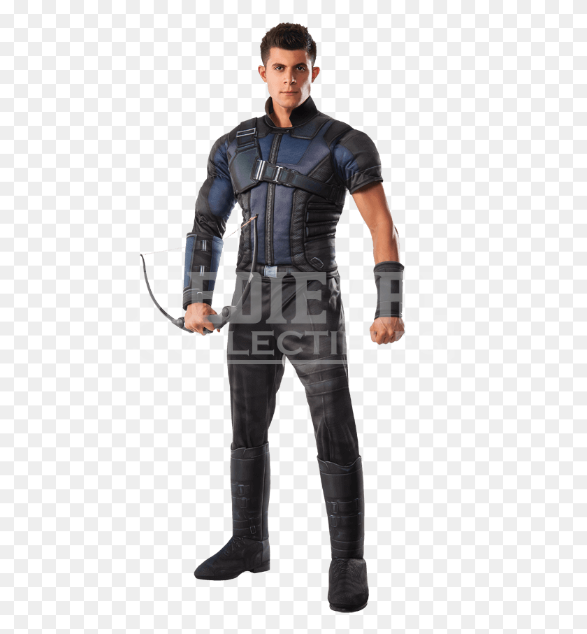 462x847 Adult Civil War Deluxe Hawkeye Costume Hawkeye Adult Costume, Clothing, Apparel, Person HD PNG Download