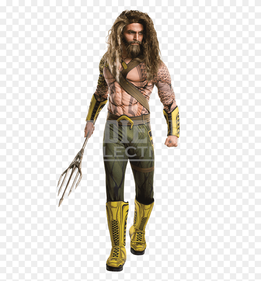 474x845 Adult Deluxe Dawn Of Justice Aquaman Costume Aquaman Costumes, Person, Human, Ninja HD PNG Download