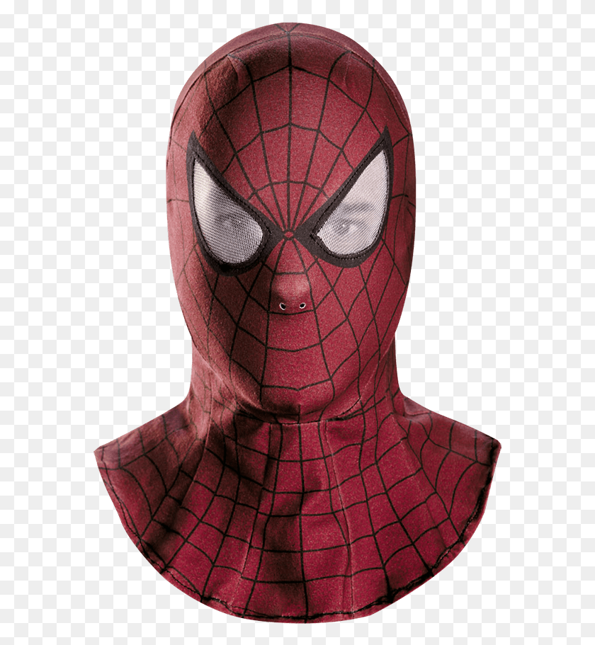 577x851 Adult Fabric Amazing Spider Man Mask Amazing Spider Man 2 Mask, Clothing, Apparel, Hood HD PNG Download