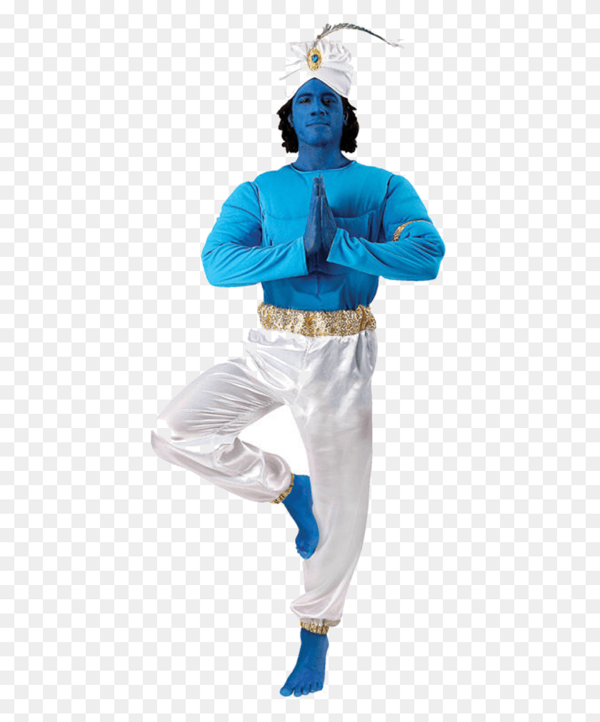 420x952 Adult Genie Costume Genie Costume Men, Clothing, Apparel, Person HD PNG Download