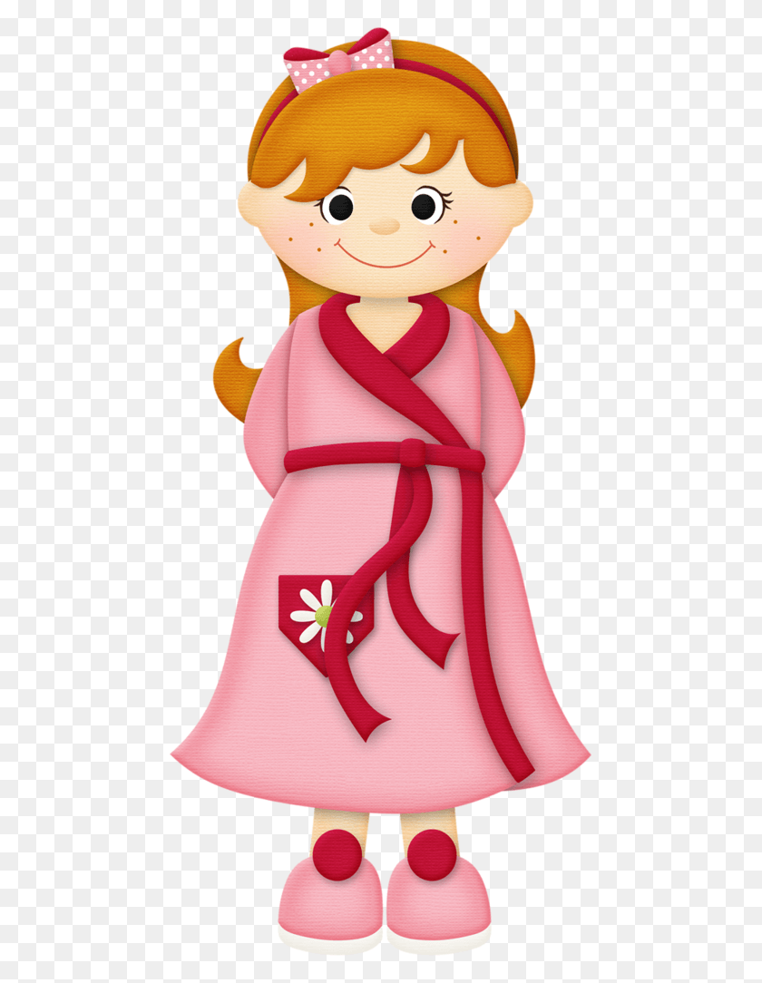 Adult In Bath Robe Clip Art Clip Art Of Girl In Towel, Clothing, Apparel, Doll HD PNG Download
