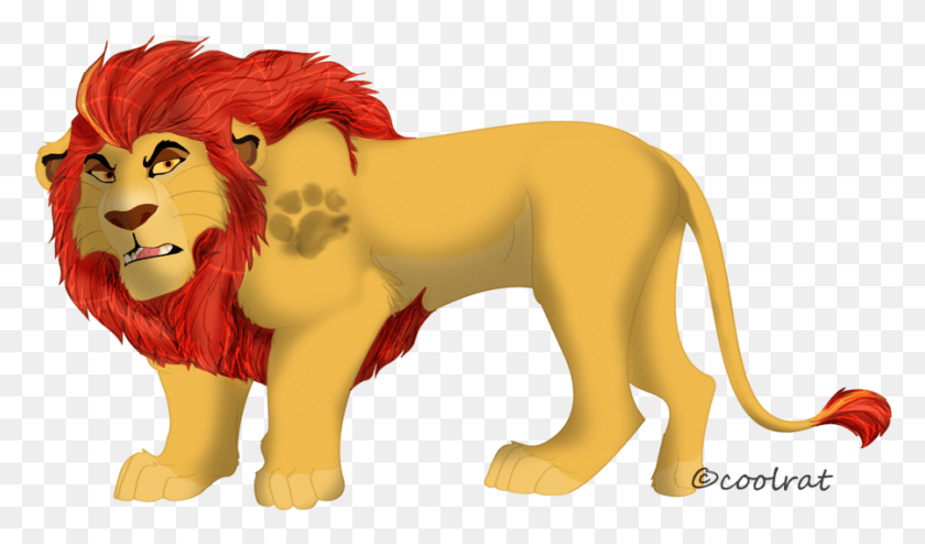 899x501 Adult Kion By Coolrat Roi Lion Kion Adulte, Mammal, Animal, Pet HD PNG Download
